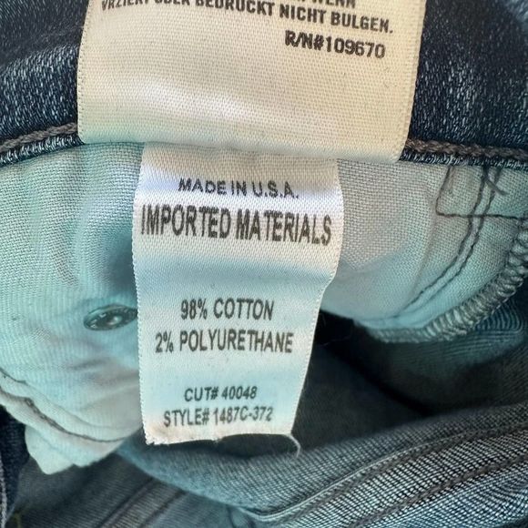 Citizens of Humanity High Rise Rocket Crop Womens Fizzle Skinny Jeans Size 26 - Picture 10 of 10